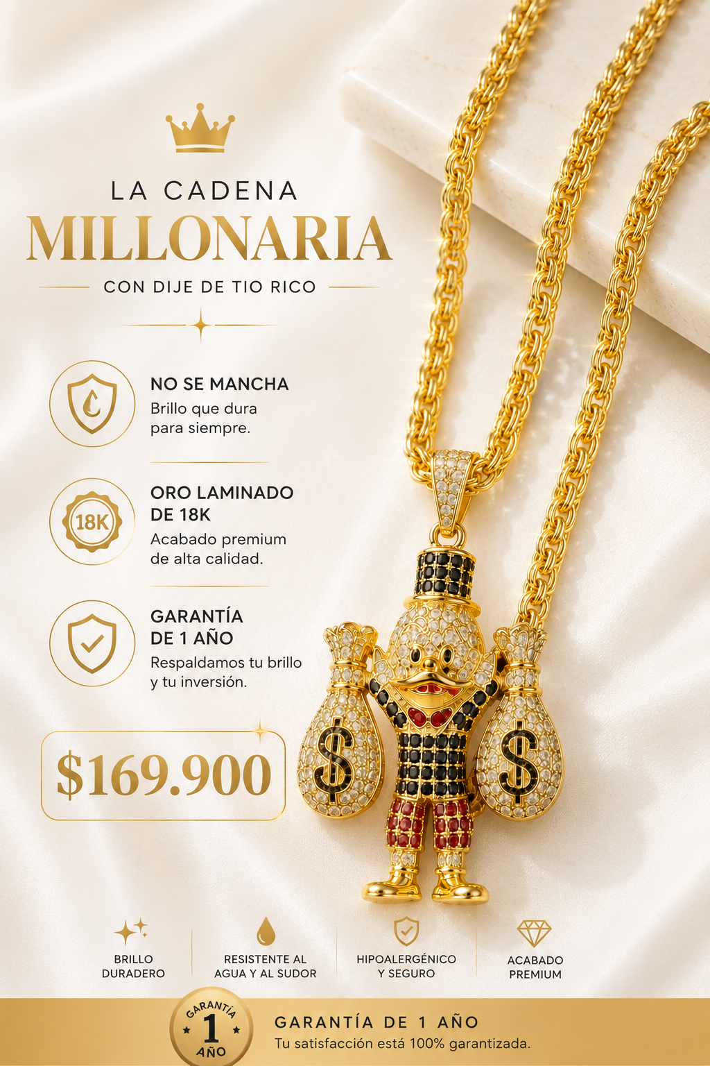 Cadena Oro Laminado Tio Rico